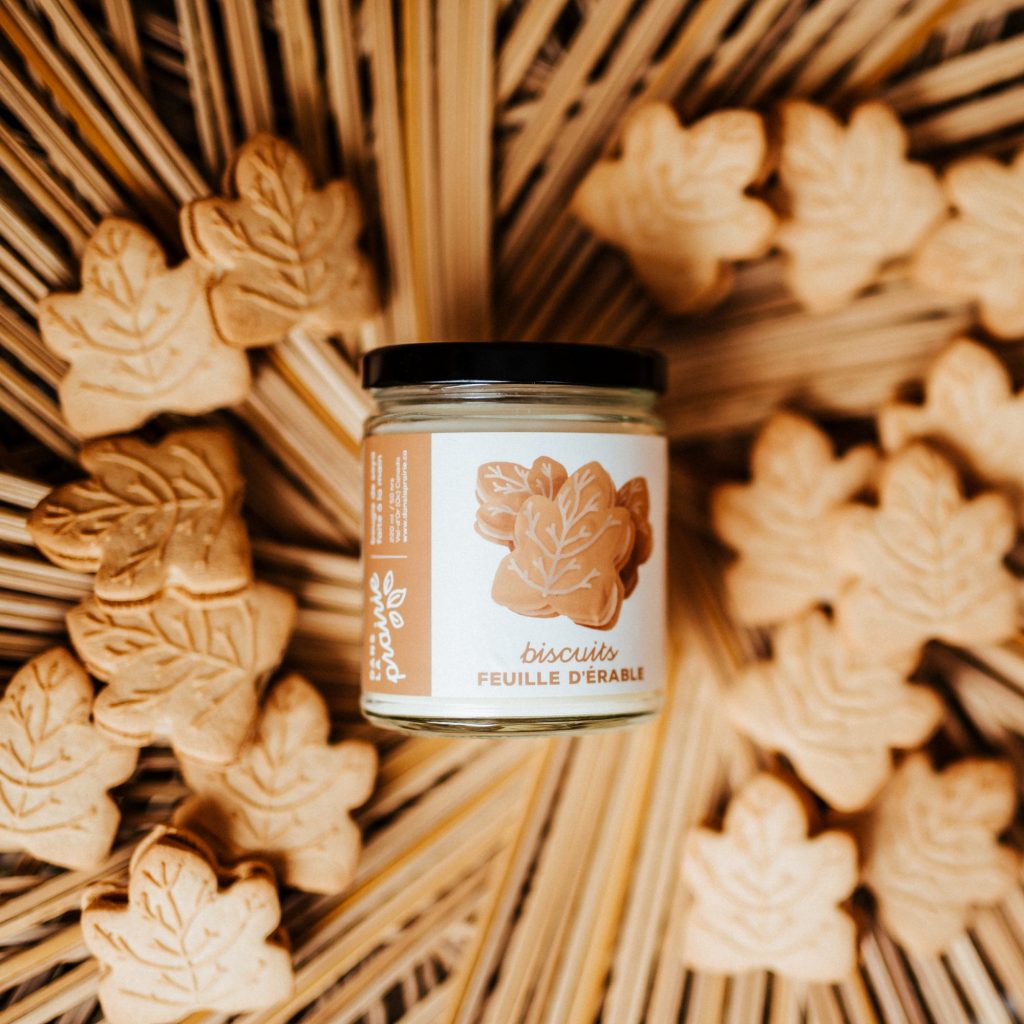 biscuits érable chandelle de soya dans la prairie