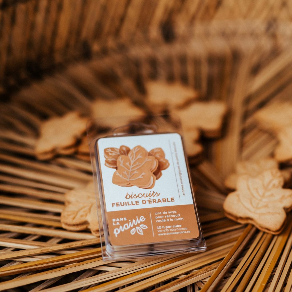 biscuits érable chandelle de soya dans la prairie